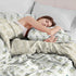 The White Moss Hannah Reversible Print Pinch Pleat AC Comforter With Pillow Cover